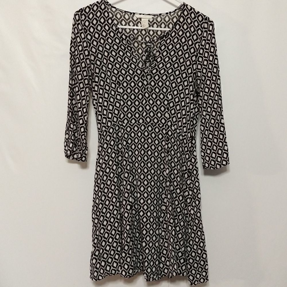H&Msize6 Blackandwhitedress